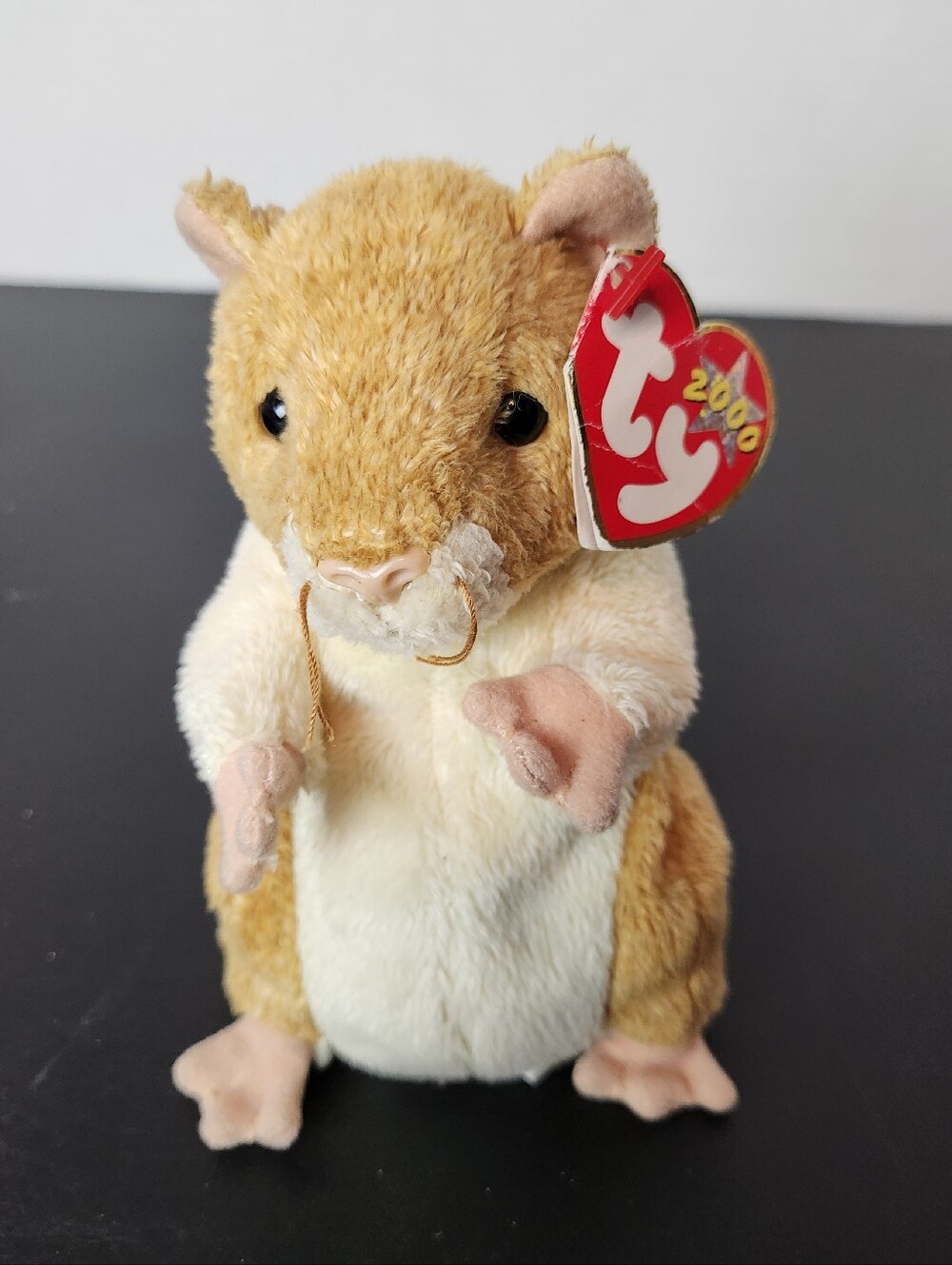Vintage 2000 TY hamster Pellet Beanie Baby